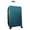 Kép 1/9 - Madisson 4-kerekes keményfedeles bővíthető bőrönd 67x44x27cm, Kék
