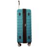Kép 4/9 - Madisson 4-kerekes keményfedeles bővíthető bőrönd 67x44x27cm, Kék