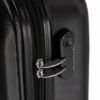 Kép 5/5 - Krokomander 2-kerekes kabin bőrönd 52.5x36x20cm, Fekete