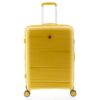 Kép 1/12 - Gladiator BIONIC 4-kerekes keményfedeles bővíthető bőrönd 65x46x25/31cm, sárga