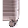 Kép 6/7 - Gladiator BIONIC 4-kerekes keményfedeles bővíthető bőrönd 76x53x29/31cm, metál bézs