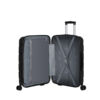 Kép 7/8 - American Tourister AIR MOVE 4-kerekes keményfedeles bőrönd 66x46x25cm, fekete