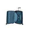 Kép 3/13 - American Tourister AeroStep Spinner 4-kerekes keményfedeles bővíthető bőrönd 67 x 46 x 26/29 cm, sötétkék