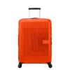 Kép 1/13 - American Tourister AeroStep Spinner 4-kerekes keményfedeles bővíthető bőrönd 67 x 46 x 26/29 cm, narancs