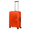 Kép 12/13 - American Tourister AeroStep Spinner 4-kerekes keményfedeles bővíthető bőrönd 67 x 46 x 26/29 cm, narancs