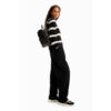 Kép 2/6 - Desigual női divat hátizsák, Onyx Mombasa mini, fekete-színes