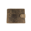 Kép 1/5 - Giorgio Carelli bőr pénztárca, patentos, RFID, barna