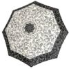 Kép 2/2 - DOPPLER Fiber Magic Black & White automata női esernyő, fehér, fekete mintával