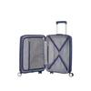 Kép 2/8 - American Tourister Soundbox 4-kerekes keményfedeles bővíthető kabin bőrönd 55x40x20/23 cm, sötétkék