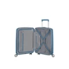 Kép 4/10 - American Tourister Soundbox 4-kerekes keményfedeles bővíthető kabin bőrönd 55x40x20/23 cm, szürkés kék