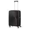 Kép 2/9 - American Tourister Soundbox 4-kerekes keményfedeles bővíthető bőrönd 67 x 46.5 x 29/32 cm, fekete