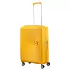 Kép 2/12 - American Tourister Soundbox 4-kerekes keményfedeles bővíthető bőrönd 67 x 46.5 x 29/32 cm, sárga