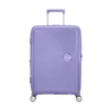 Kép 10/10 - American Tourister Soundbox 4-kerekes keményfedeles bővíthető bőrönd 67 x 46.5 x 29/32 cm, lila