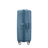 Kép 8/10 - American Tourister Soundbox 4-kerekes keményfedeles bővíthető bőrönd 67 x 46.5 x 29/32 cm, szürkés kék