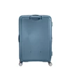Kép 3/9 - American Tourister Soundbox 4-kerekes keményfedeles bővíthető bőrönd 77 x 51.5 x 29.5/32.5 cm, szürkés kék