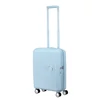 Kép 6/6 - American Tourister Soundbox 4-kerekes keményfedeles bővíthető kabin bőrönd 55x40x20/23 cm, pasztell kék