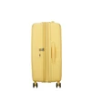 Kép 4/6 - American Tourister Soundbox 4-kerekes keményfedeles bővíthető bőrönd 67 x 46.5 x 29/32 cm, pasztell sárga