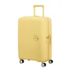 Kép 1/6 - American Tourister Soundbox 4-kerekes keményfedeles bővíthető bőrönd 67 x 46.5 x 29/32 cm, pasztell sárga