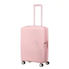Kép 8/10 - American Tourister Soundbox 4-kerekes keményfedeles bővíthető bőrönd 67 x 46.5 x 29/32 cm, pasztell rózsaszín