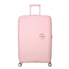 Kép 2/6 - American Tourister Soundbox 4-kerekes keményfedeles bővíthető bőrönd 77 x 51.5 x 29.5/32.5 cm, pasztell rózsaszín