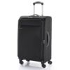 Kép 1/9 - Gabol ZAMBIA 4-kerekes bővíthető bőrönd 69x41x29/32cm, fekete