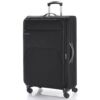 Kép 1/9 - Gabol ZAMBIA 4-kerekes bővíthető bőrönd 79x47x32/35cm, fekete