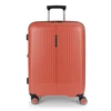 Kép 1/10 - Gabol Brooklyn keményfedeles bővíthető 4 kerekű bőrönd 45x65x27/30 cm, korall