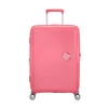 Kép 8/8 - American Tourister Soundbox 4-kerekes keményfedeles bővíthető bőrönd 67 x 46.5 x 29/32 cm, rózsaszín