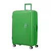 Kép 1/11 - American Tourister Soundbox 4-kerekes keményfedeles bővíthető bőrönd 77 x 51.5 x 29.5/32.5 cm, zöld