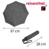 Kép 4/5 - Reisenthel Pocket Duomatic esernyő, twist silver