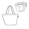 Kép 2/6 - Reisenthel Shopper M, garden white