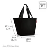 Kép 5/6 - Reisenthel Shopper M, glossy dots black