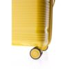 Kép 4/12 - Gladiator BIONIC 4-kerekes keményfedeles bővíthető bőrönd 65x46x25/31cm, sárga
