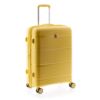Kép 7/12 - Gladiator BIONIC 4-kerekes keményfedeles bővíthető bőrönd 65x46x25/31cm, sárga