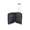 Kép 2/6 - Roncato FLIGHT DLX 4-kerekes keményfedeles bővíthető kabinbőrönd 55x39x20/25cm, fekete