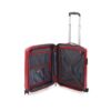Kép 2/5 - Roncato FLIGHT DLX 4-kerekes keményfedeles bővíthető kabinbőrönd  55x39x20/25cm, piros
