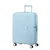 American Tourister Soundbox 4-kerekes keményfedeles bővíthető bőrönd 67 x 46.5 x 29/32 cm, pasztell kék