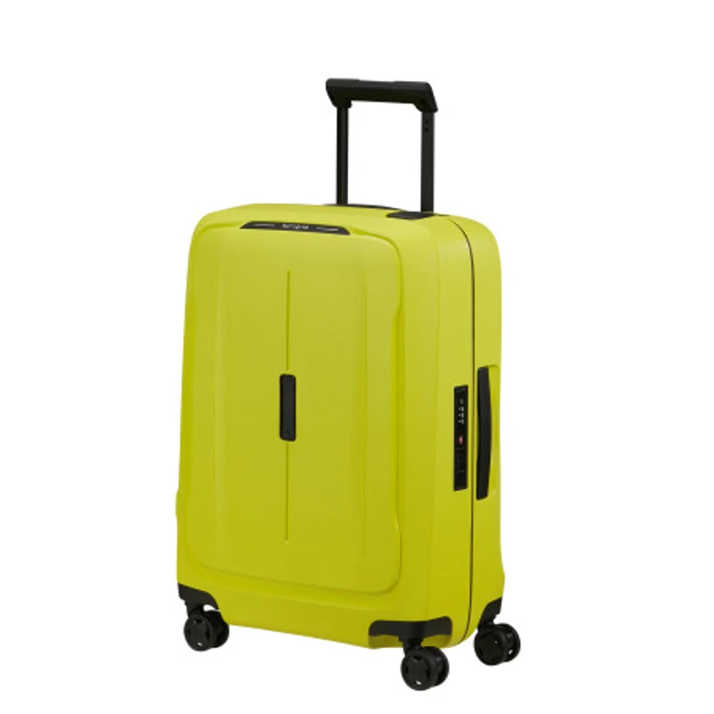 Samsonite Essens spinner 4-kerekes keményfedeles kabinbőrönd 55x40x20cm, lime