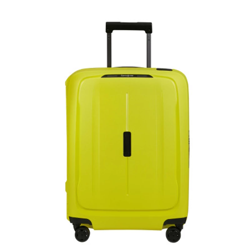 Samsonite Essens spinner 4-kerekes keményfedeles kabinbőrönd 55x40x20cm, lime