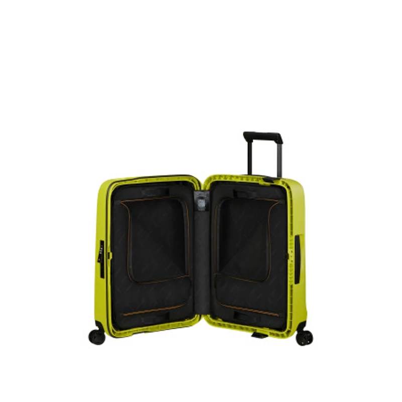 Samsonite Essens spinner 4-kerekes keményfedeles kabinbőrönd 55x40x20cm, lime