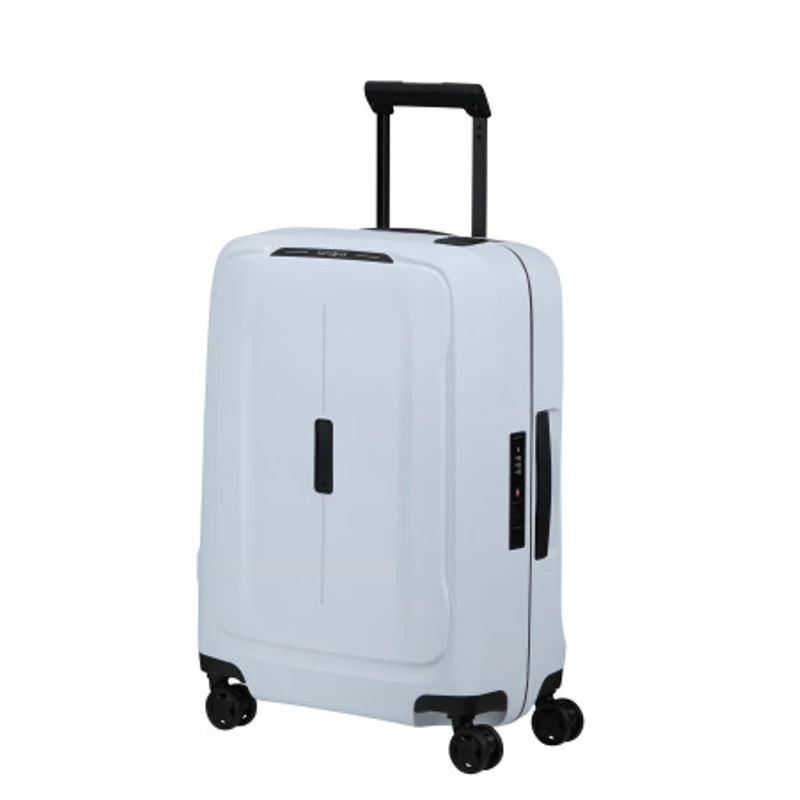 Samsonite Essens spinner 4-kerekes keményfedeles kabinbőrönd 55x40x20cm, halványkék