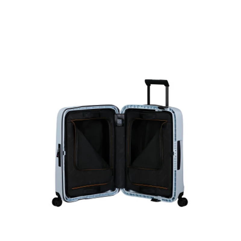 Samsonite Essens spinner 4-kerekes keményfedeles kabinbőrönd 55x40x20cm, halványkék