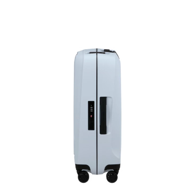 Samsonite Essens spinner 4-kerekes keményfedeles kabinbőrönd 55x40x20cm, halványkék