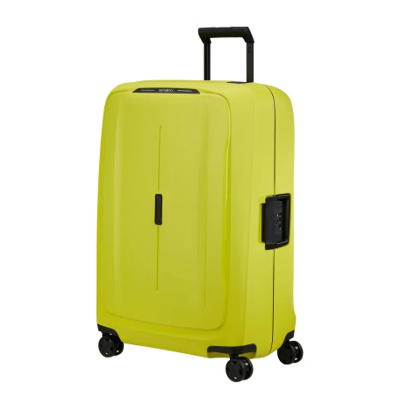 Samsonite Essens spinner 4-kerekes keményfedeles bőrönd 75 x 52 x 33 cm, lime