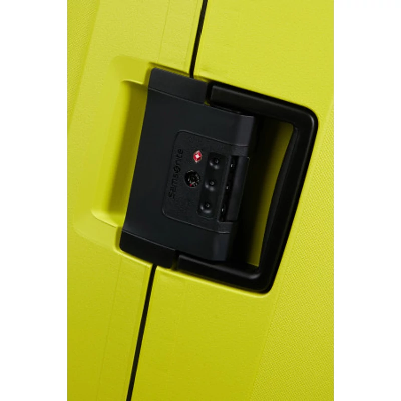 Samsonite Essens spinner 4-kerekes keményfedeles bőrönd 75 x 52 x 33 cm, lime
