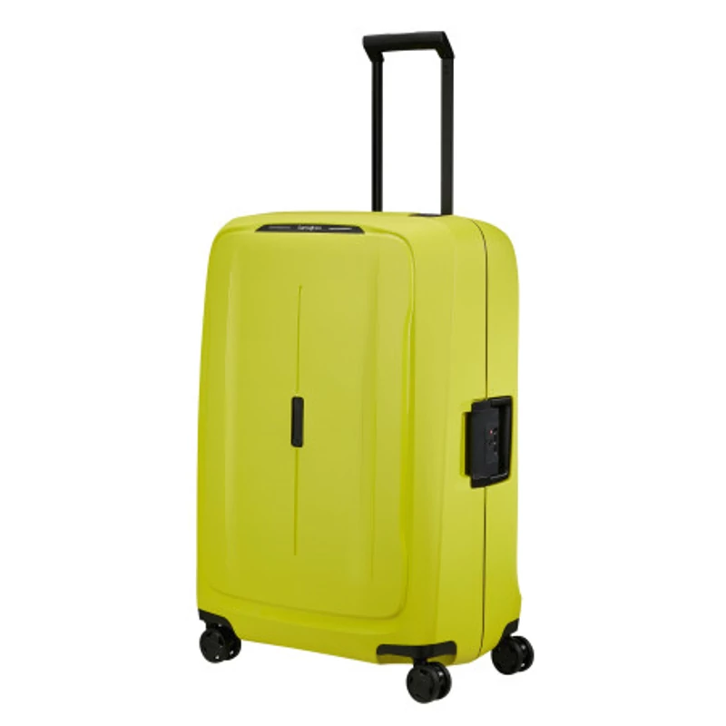 Samsonite Essens spinner 4-kerekes keményfedeles bőrönd 75 x 52 x 33 cm, lime
