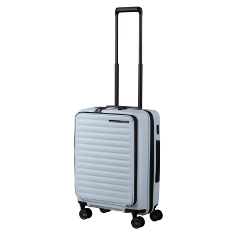 Samsonite Restackd spinner 4-kerekes keményfedeles bővíthető kabin bőrönd 55 x 40 x 23/26 cm, halványkék