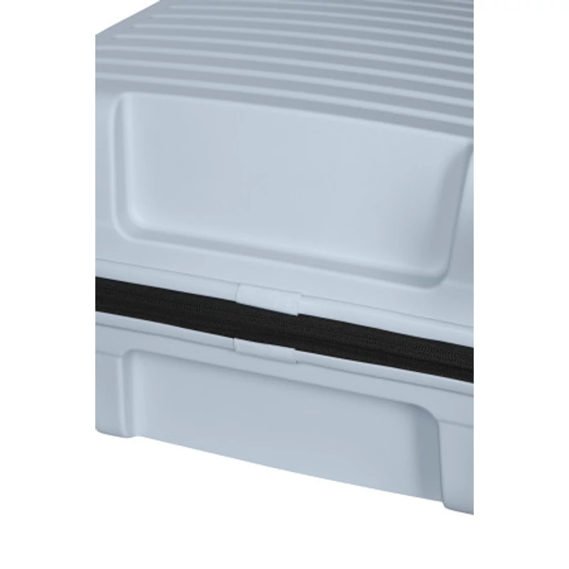 Samsonite Restackd spinner 4-kerekes keményfedeles bővíthető bőrönd 68 x 46 x 26/29cm, halványkék
