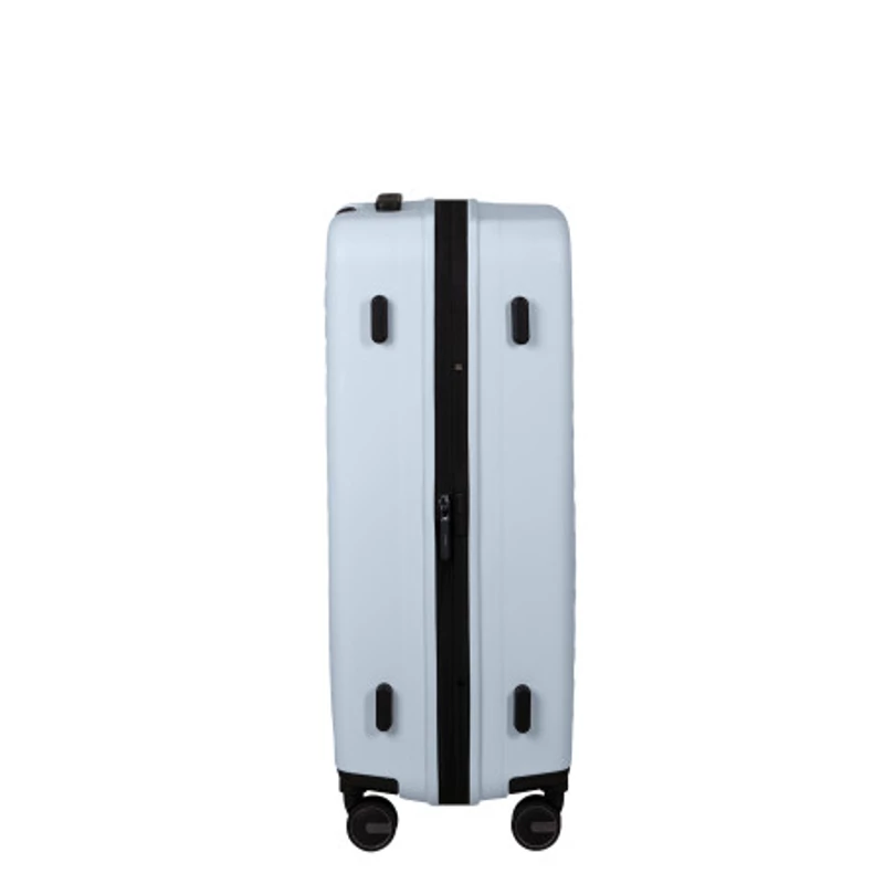 Samsonite Restackd spinner 4-kerekes keményfedeles bővíthető bőrönd 68 x 46 x 26/29cm, halványkék