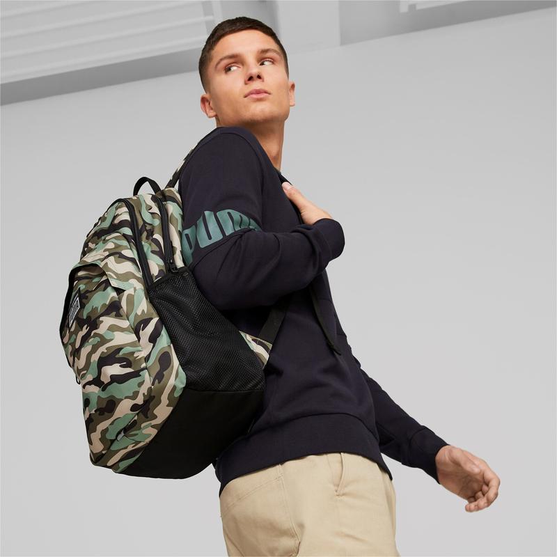 Puma Academy hátizsák, zöld terep mintás